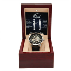 To My Dear Dad Always Remember I Love You – Openwork Watch (From Son)