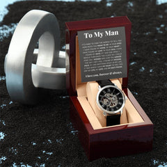 To My Man, Love, Best Friend – Luxury Openwork Watch