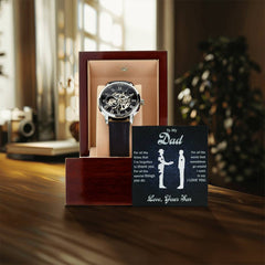 To My Dear Dad Always Remember I Love You – Openwork Watch (From Son)