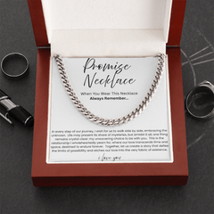 Cuban Link Chain Necklace - Promise Necklace