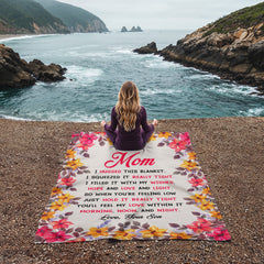 Mom You Will feel My Love in It (from Son) – Coral Fleece Blanket