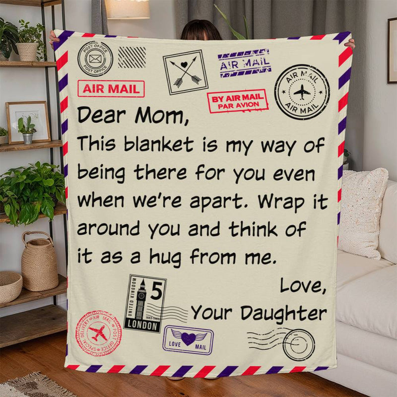This Blanket Is My Way – Jersey Fleece Blanket (From Daughter)