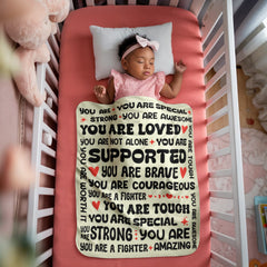 To My Daughter (From Mom) – Sherpa Fleece Blanket
