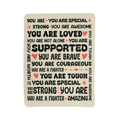 To My Daughter (From Mom) – Sherpa Fleece Blanket