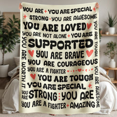 To My Daughter (From Mom) – Sherpa Fleece Blanket